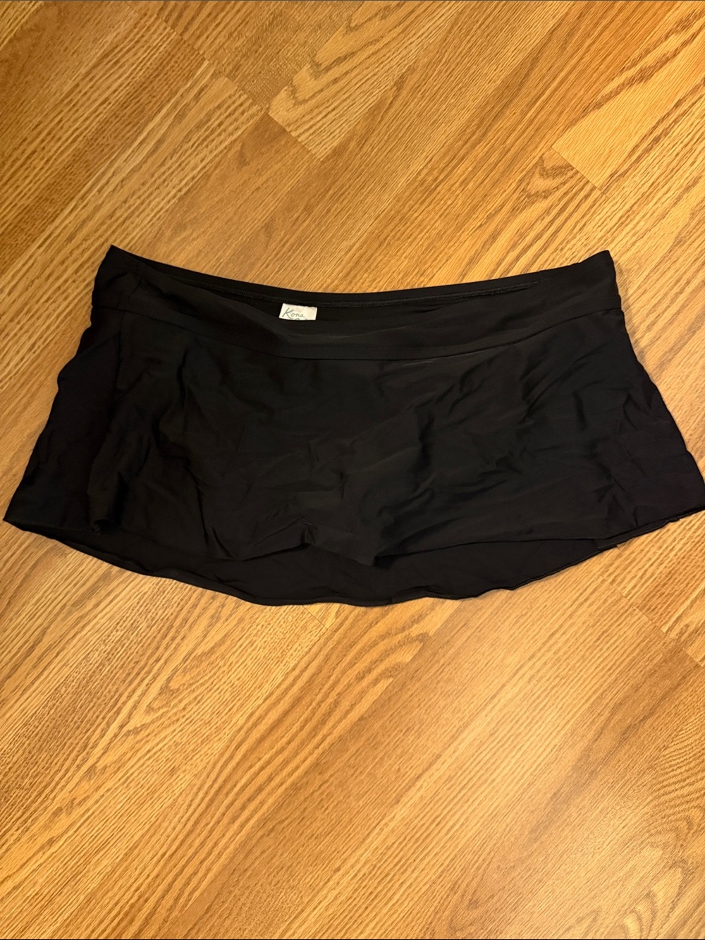 Kona Sol Black Swim Skirt